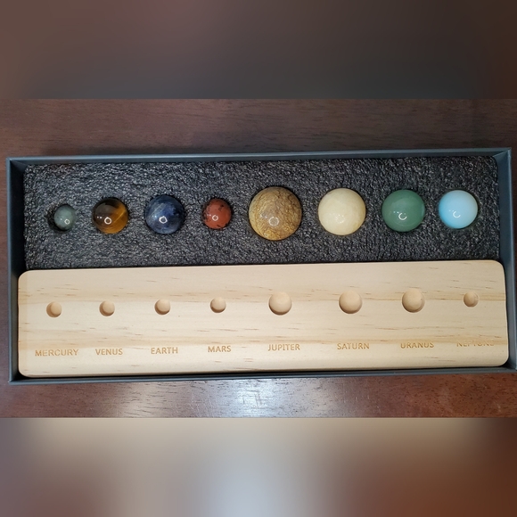 Solar System Crystal Sphere Planets, New - Picture 13 of 17